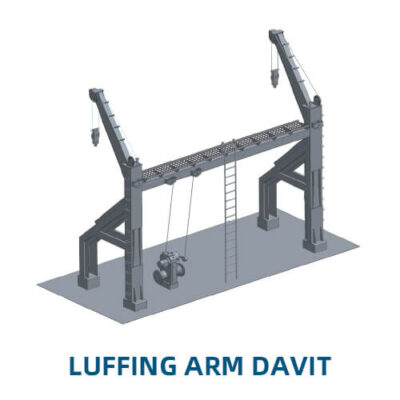 Marine Luffing Arm Davit